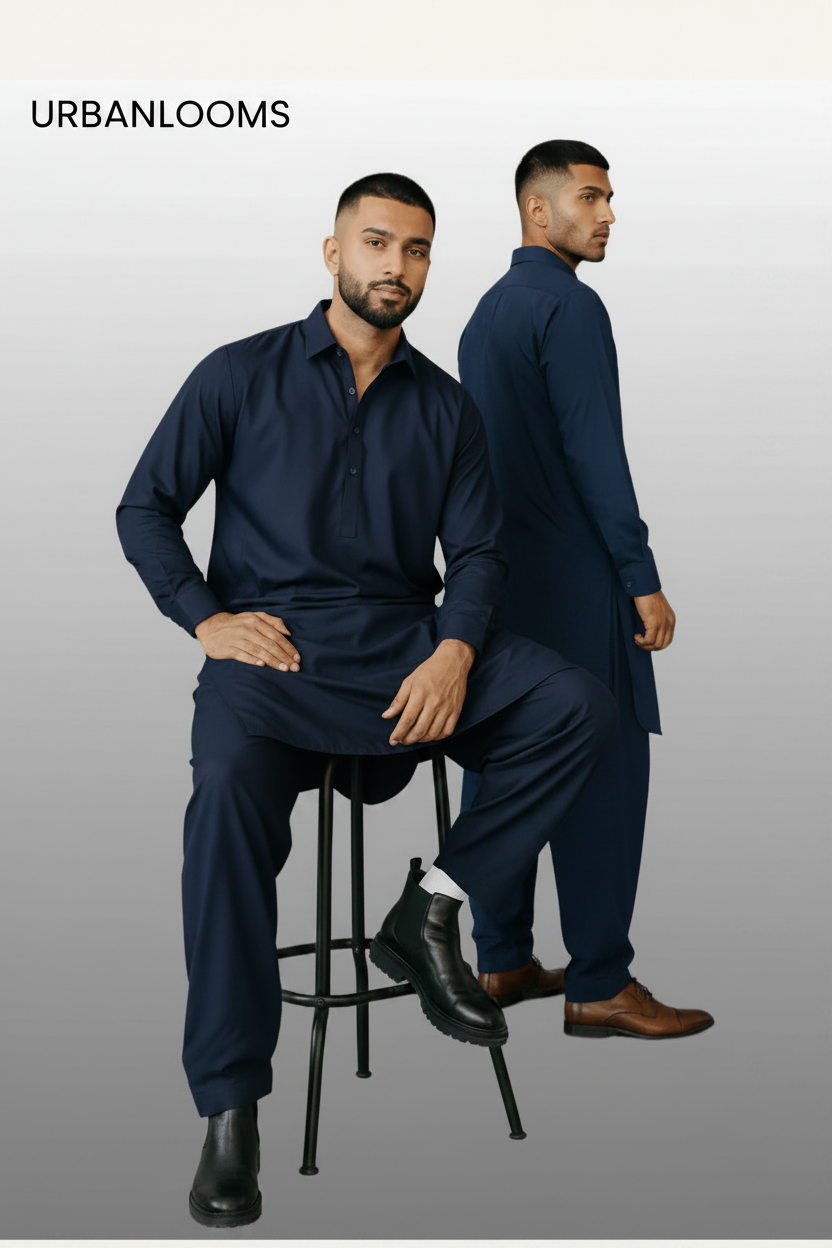 URBANLOOMS Navy Blue
